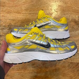 Nike P-6000 Lightning Metallic Silver Sneakers